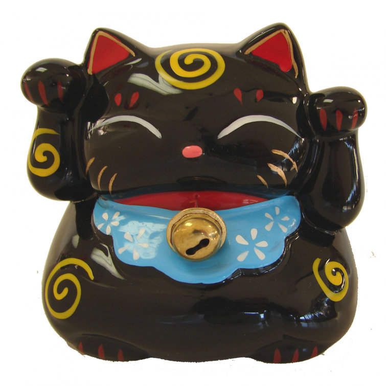 Dakota Fields Money Lucky Cat Figurine Wayfair